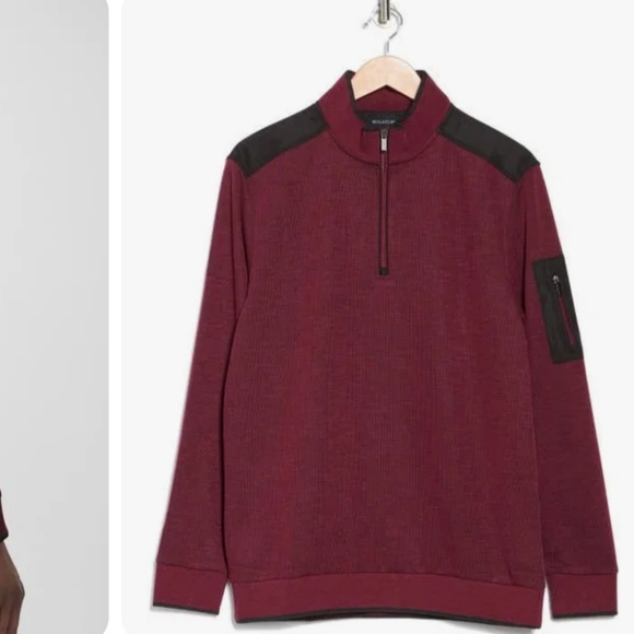 Bugatchi Quarter Zip Pullover - Picture 8 of 8